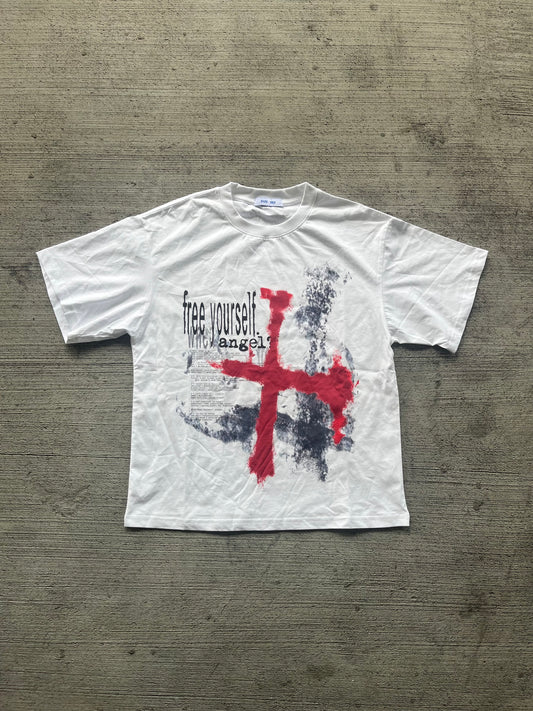 Free Yourself White Tee (PRE-ORDER)